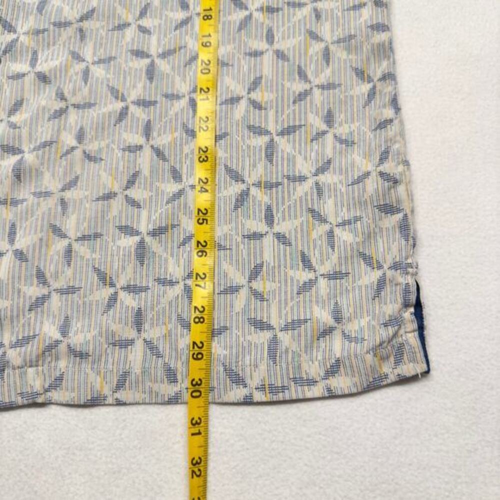 Tommy Bahama Mens Size XL Island Zone Geometric Tropical Hawaiian Camp‎ Shirt - Picture 8 of 11